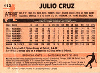1983 O-Pee-Chee Julio Cruz #113