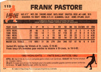 1983 O-Pee-Chee Frank Pastore #119