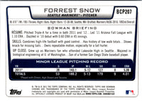 2012 Bowman Chrome Prospects Forrest Snow #BCP207