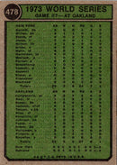 1974 Topps World Series Game 7