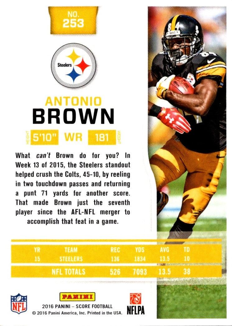 2016 Score Antonio Brown