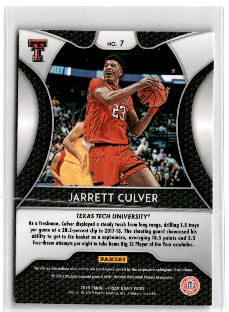 2019 Panini Jarrett Culver