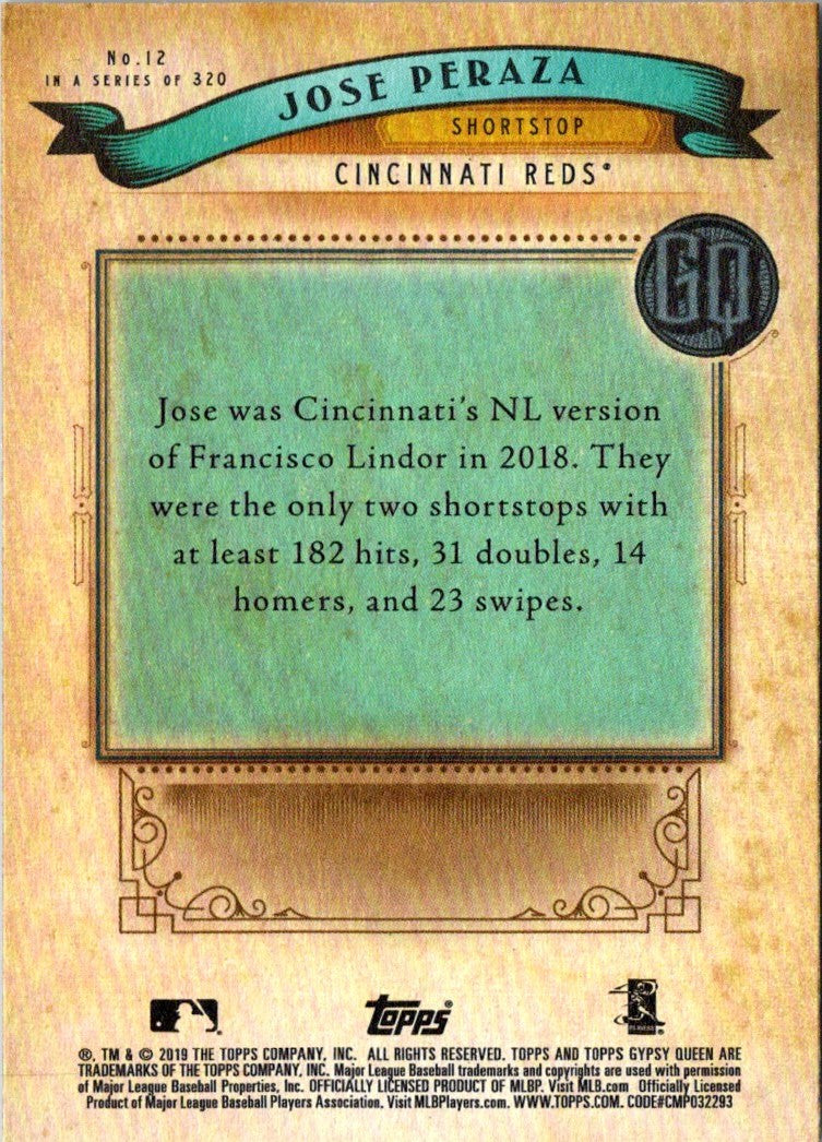 2019 Topps Gypsy Queen Jose Peraza