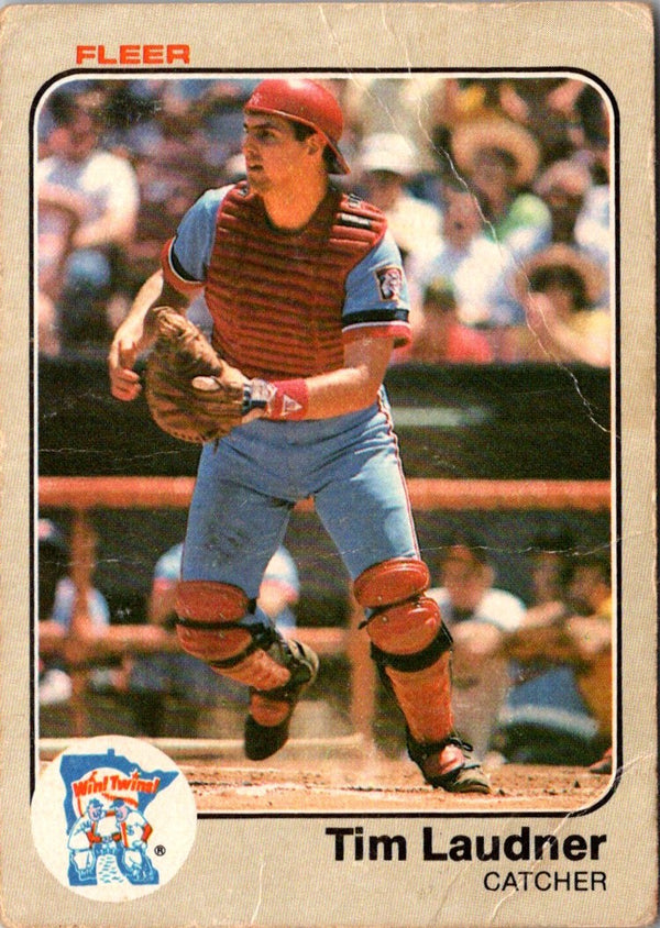 1983 Fleer Tim Laudner #618