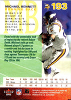 2002 Ultra Michael Bennett #193