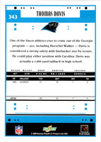 2005 Score Thomas Davis #343 Rookie