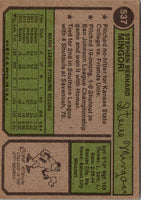 1974 Topps Steve Mingori #537