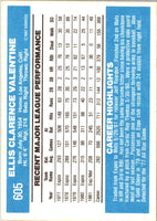 1982 Donruss Ellis Valentine #605