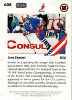 1992 Upper Deck John Emmons #608 Rookie