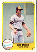 1981 Fleer Don Money #524
