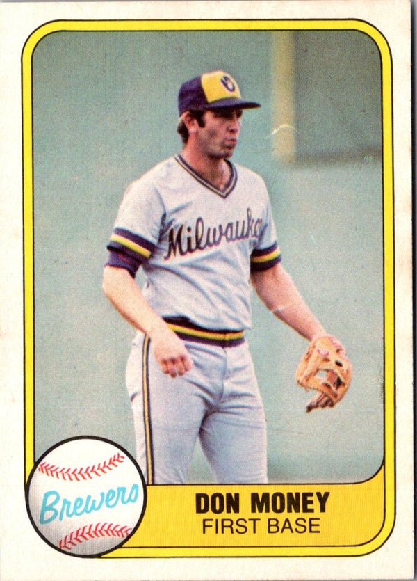 1981 Fleer Don Money #524