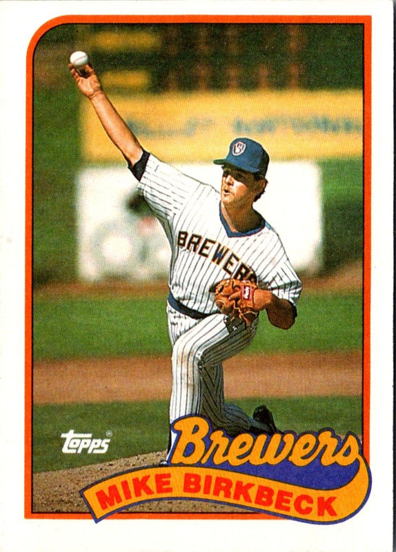 1989 Topps Mike Birkbeck #491