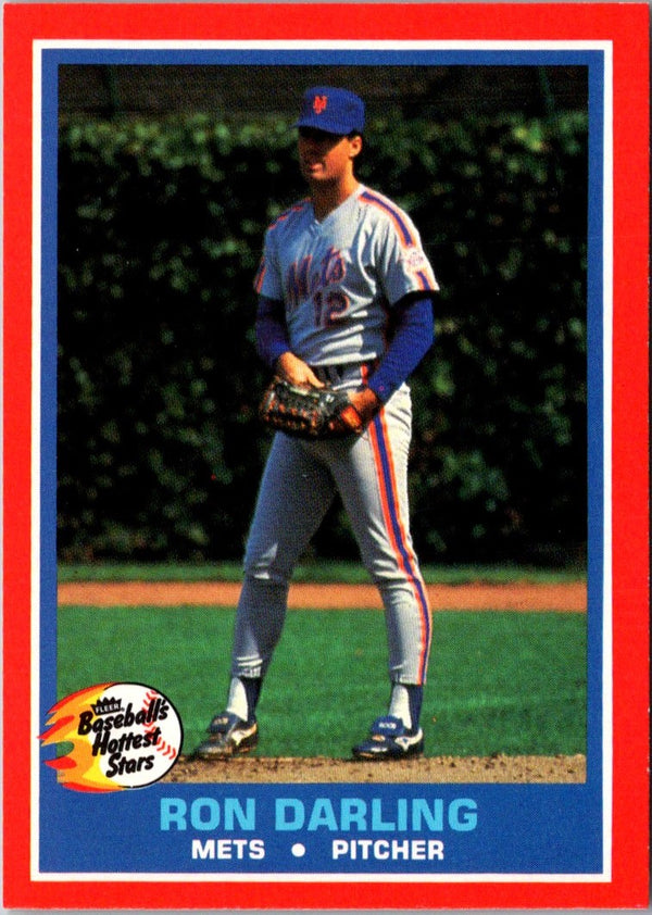 1987 Fleer Hottest Stars Ron Darling #11