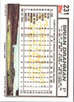 1992 Topps Brian Drahman #231