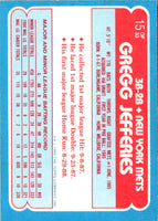 1989 Topps Toys'R'Us Rookies Gregg Jefferies #15