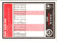 1987 Fleer Hottest Stars Ron Darling #11