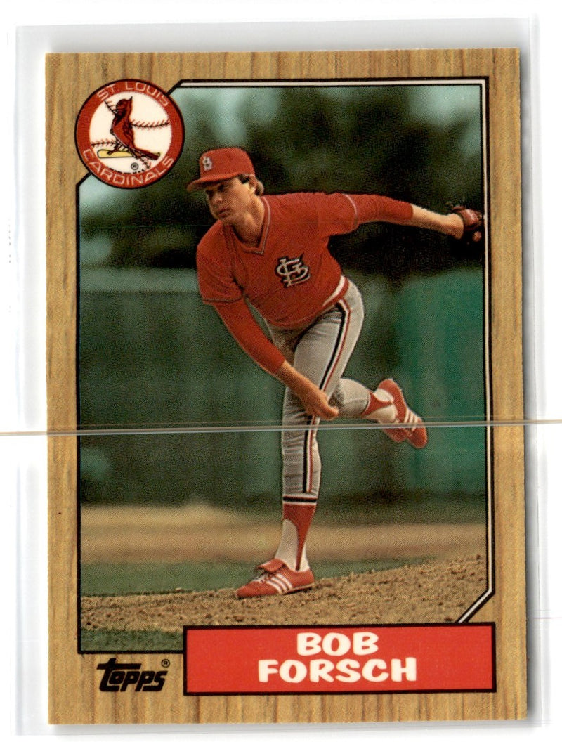 1987 Topps Tiffany Bob Forsch