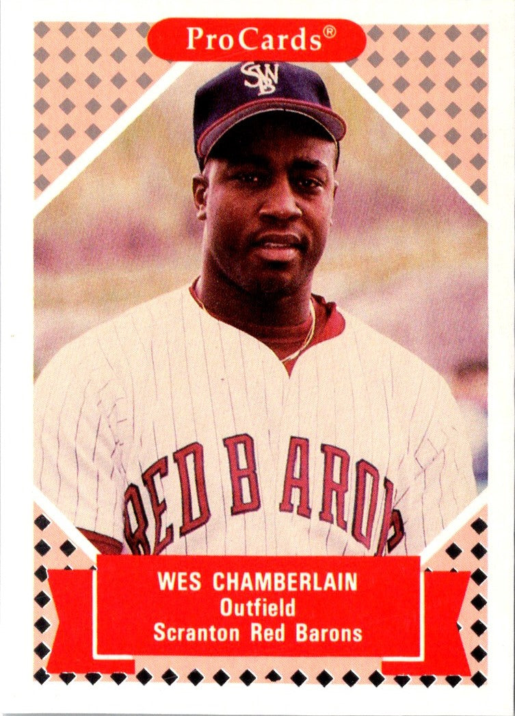 1991 ProCards Tomorrow's Heroes Wes Chamberlain