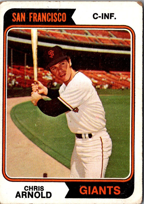 1974 Topps Chris Arnold #432
