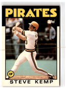 1986 Topps Tiffany Steve Kemp