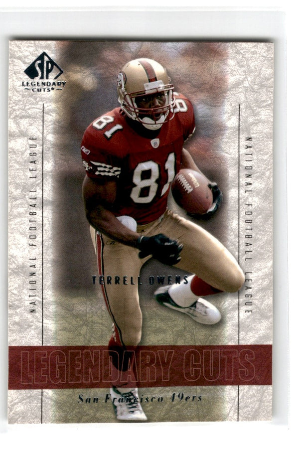 2002 SP Legendary Cuts Terrell Owens #81