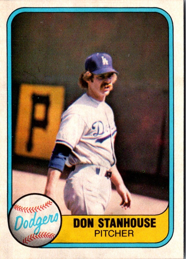 1981 Fleer Don Stanhouse #121