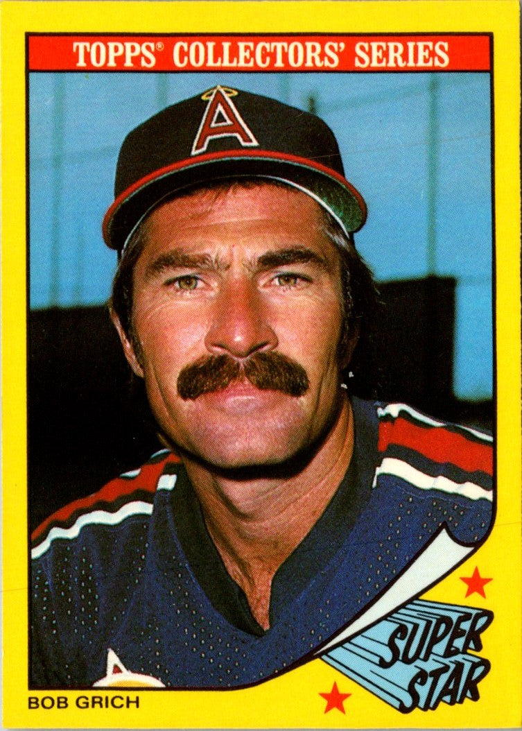 1986 Topps Baseball Champion Superstars Bobby Grich