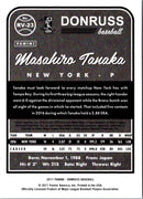 2017 Donruss Retro Variations 1983 Masahiro Tanaka