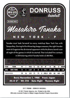 2017 Donruss Retro Variations 1983 Masahiro Tanaka #RV-23