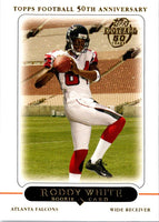 2005 Topps 50th Anniversary Rookies Roddy White #437