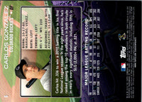 2018 Stadium Club Carlos Gonzalez #6
