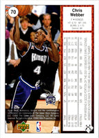 2002 Upper Deck Sweet Shot Chris Webber #70