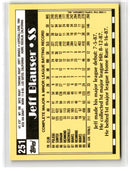 1990 Topps Tiffany Jeff Blauser