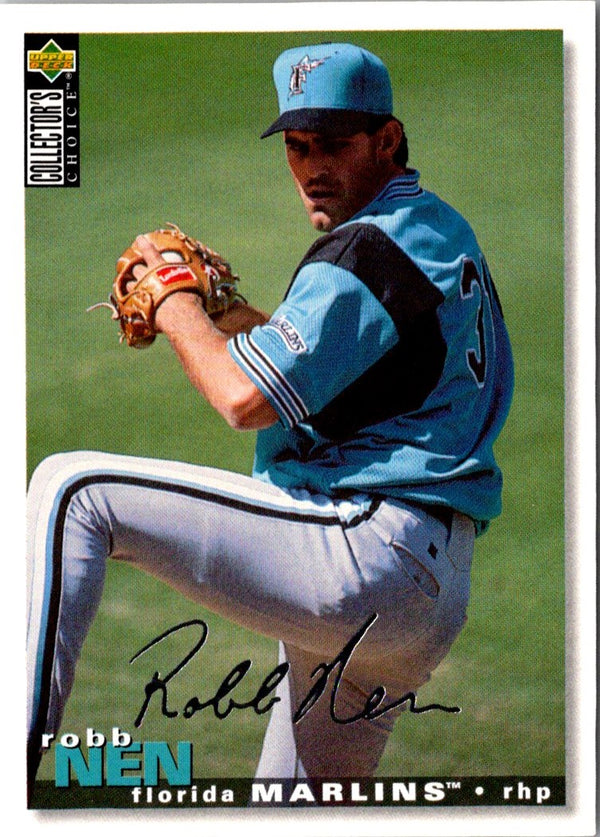 1995 Collector's Choice Gold Signature Robb Nen #308 Silver