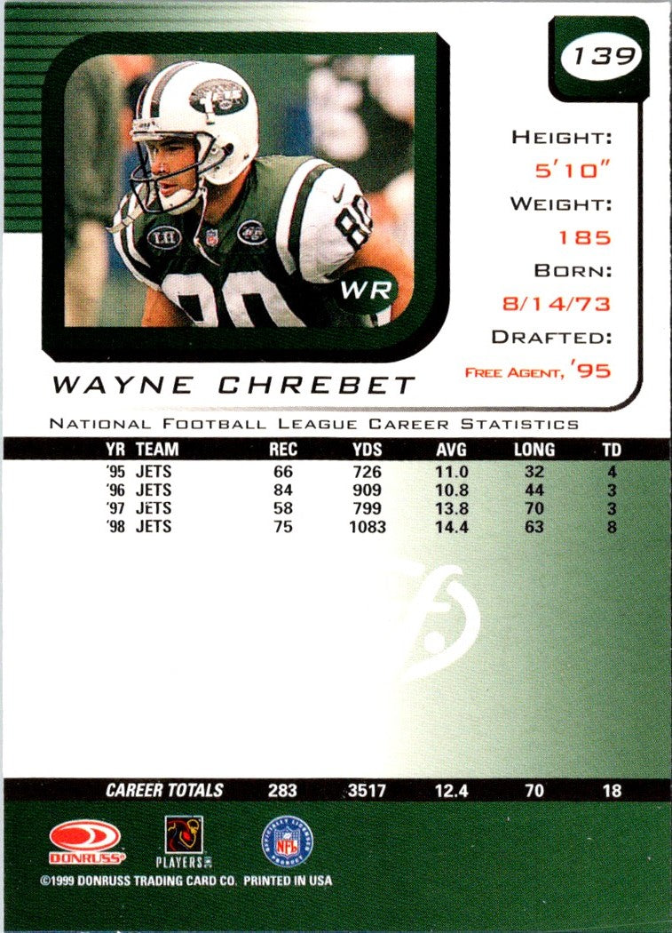 1999 Leaf Rookies & Stars Wayne Chrebet