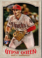 2016 Topps Gypsy Queen Brandon Drury #287 Rookie