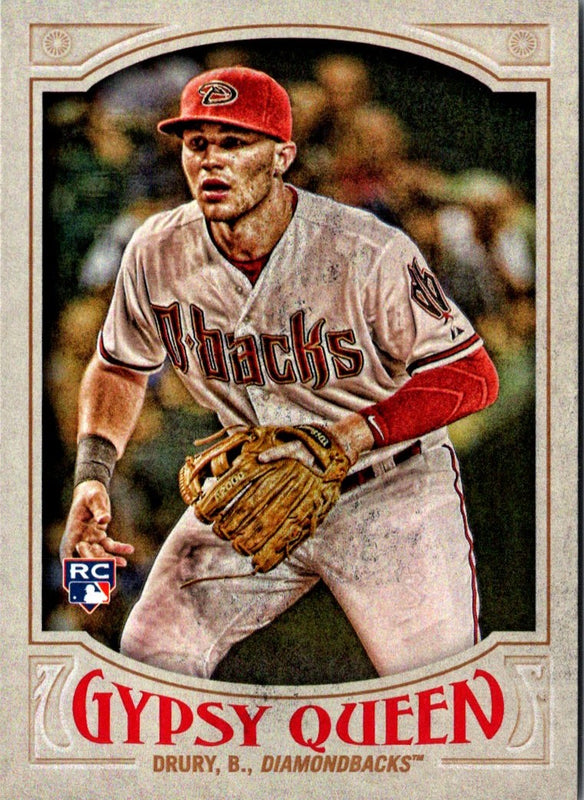 2016 Topps Gypsy Queen Brandon Drury #287 Rookie