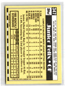 1990 Topps Tiffany Junior Felix