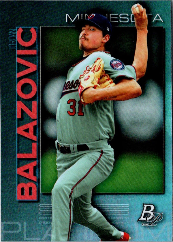 2020 Bowman Platinum Top Prospects Jordan Balazovic #TOP-4