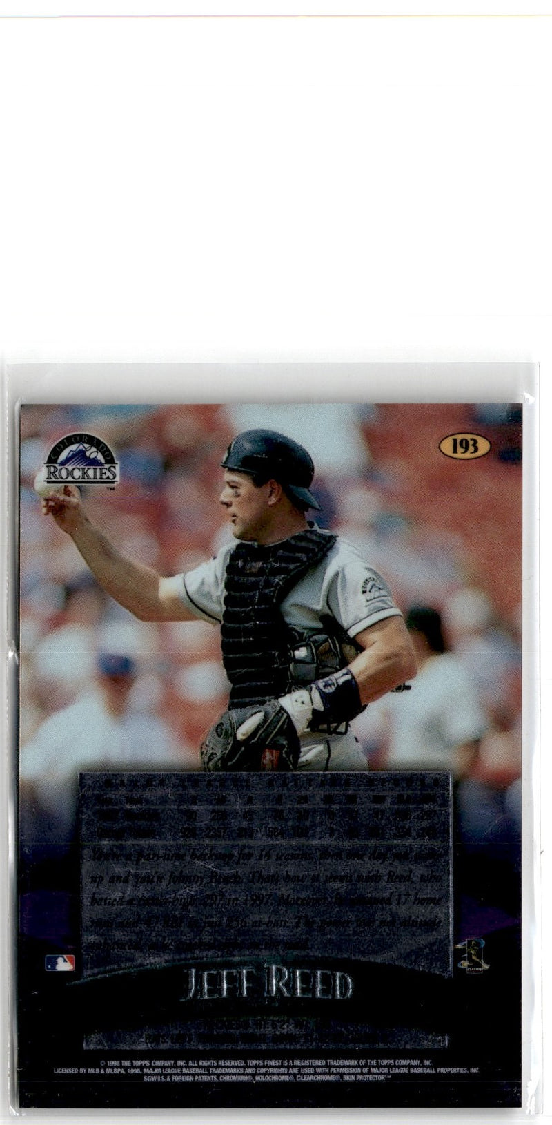 1998 Finest Jeff Reed