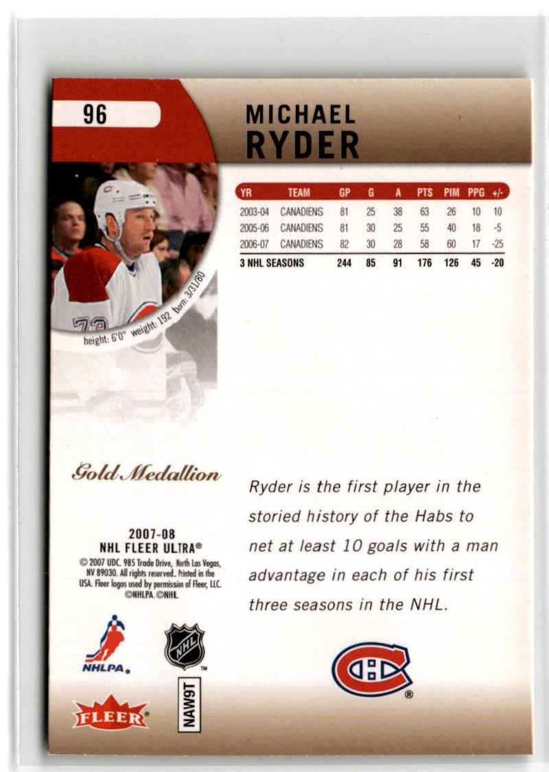 2007 Ultra Michael Ryder