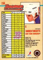 1992 Bowman Darren Turcotte #156