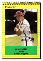 1991 ProCards Julio Vargas #3487