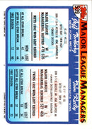 1993 Topps Tom Kelly/Jeff Torborg