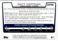 2012 Bowman Chrome Prospects Matt Hoffman #BCP204