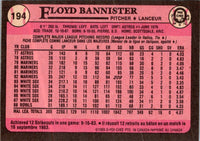 1989 O-Pee-Chee Floyd Bannister #194