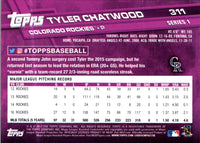 2017 Topps Tyler Chatwood #311