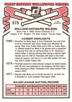 1981 Donruss Mookie Wilson #575 Rookie