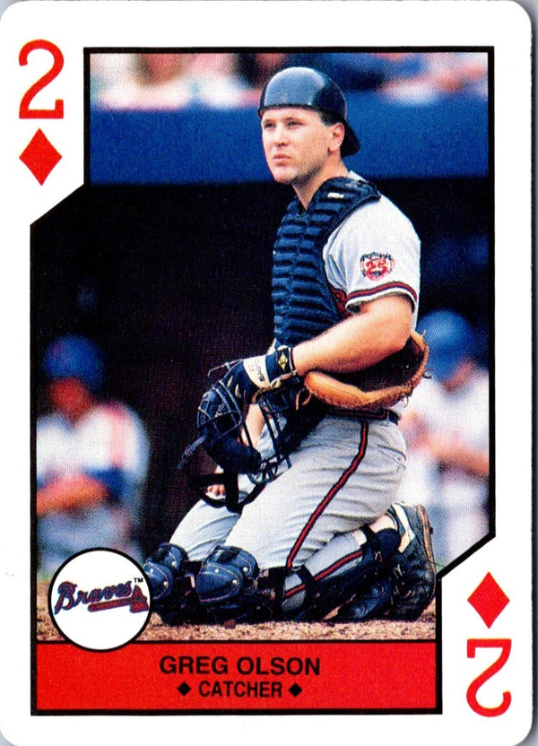 1990 U.S. Playing Card Co. Greg Olson #2â™¦