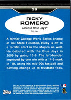 2011 Topps Lineage Ricky Romero #39